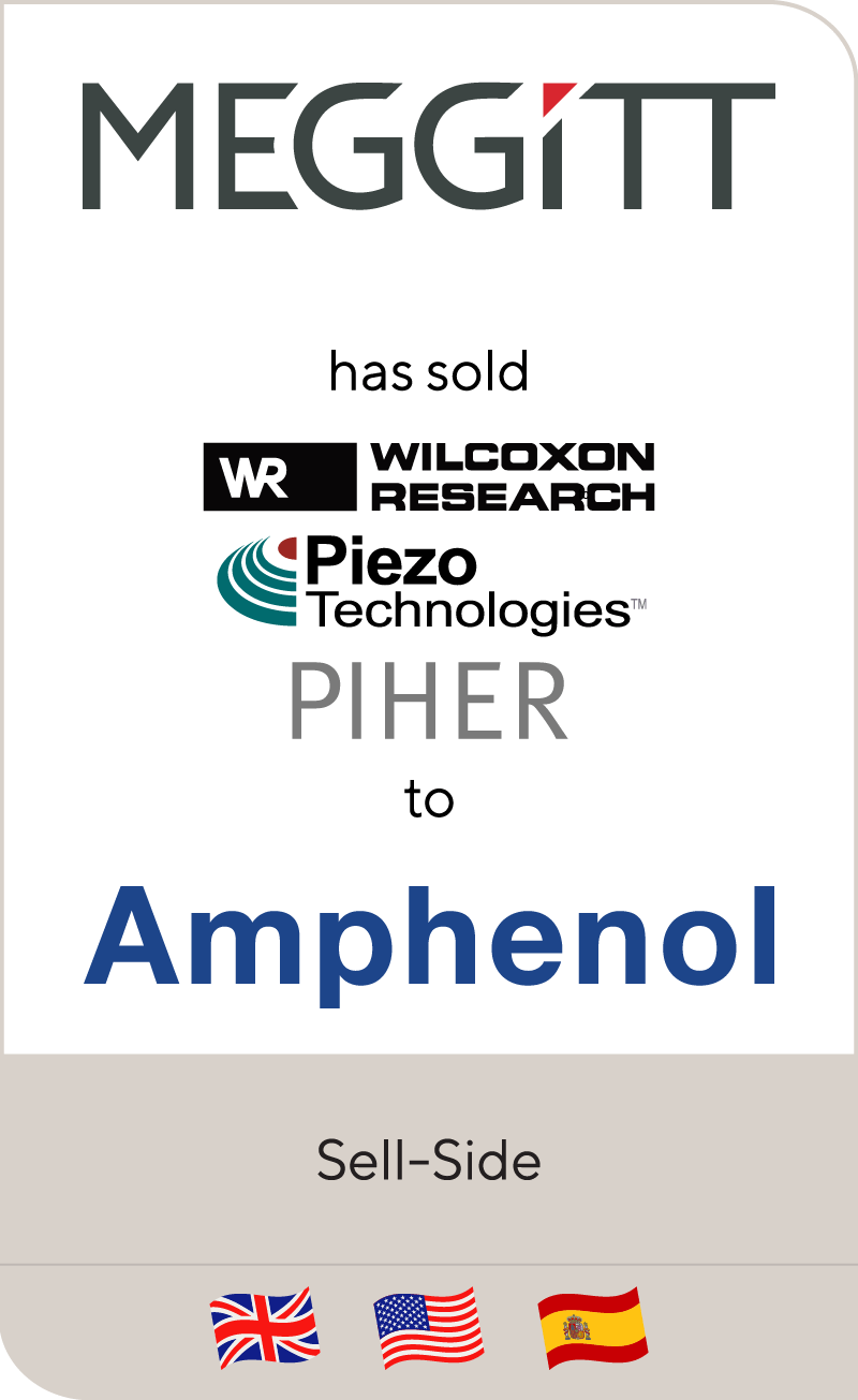 Meggitt PLC has sold industrial sensing businesses to Amphenol Corporation