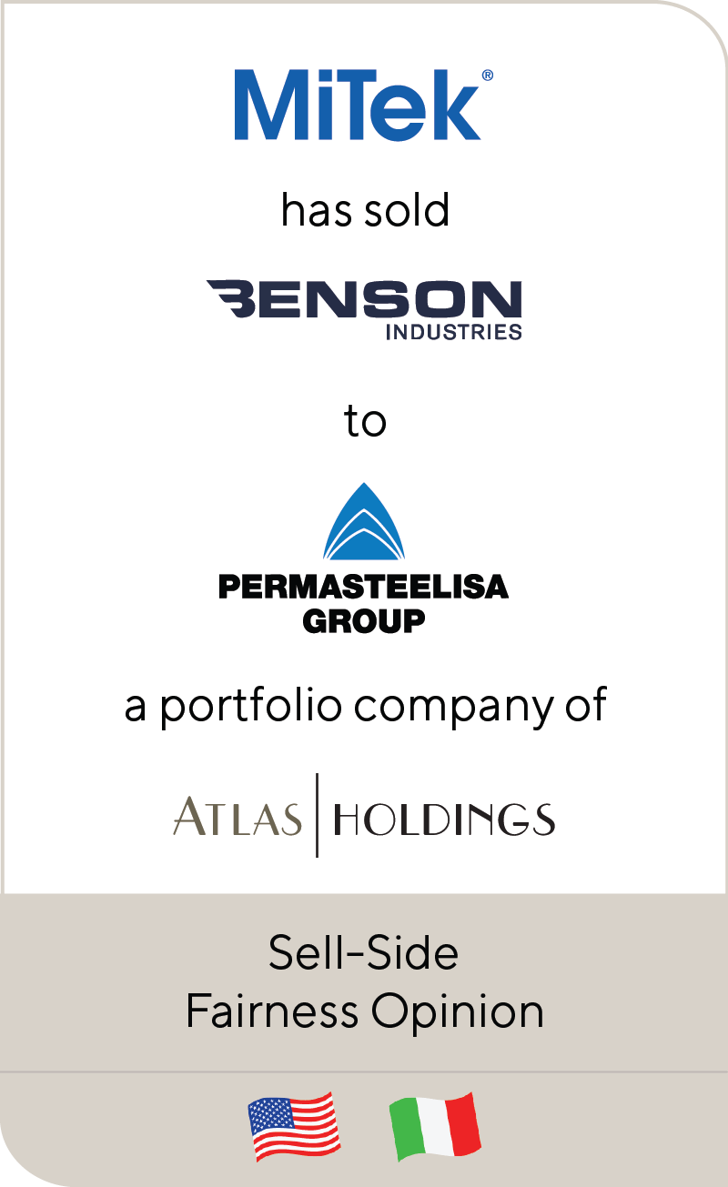 MiTek Industries Benson Industries Permasteelisa Group Atlas Holdings 2024