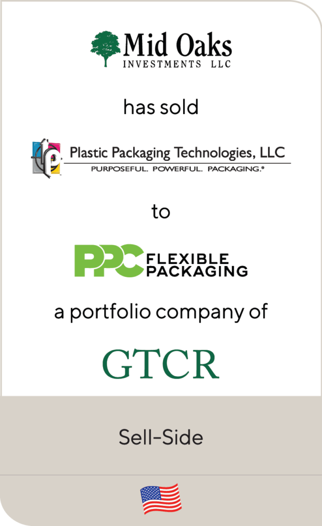 Mid Oaks Investments has sold Plastic Packaging Technologies to PPC
