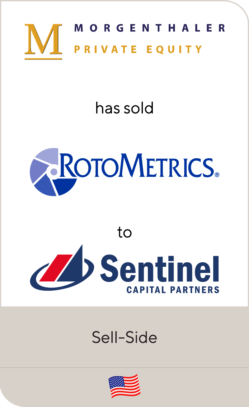 Morgenthaler has sold RotoMetrics to Sentinel Sentinel