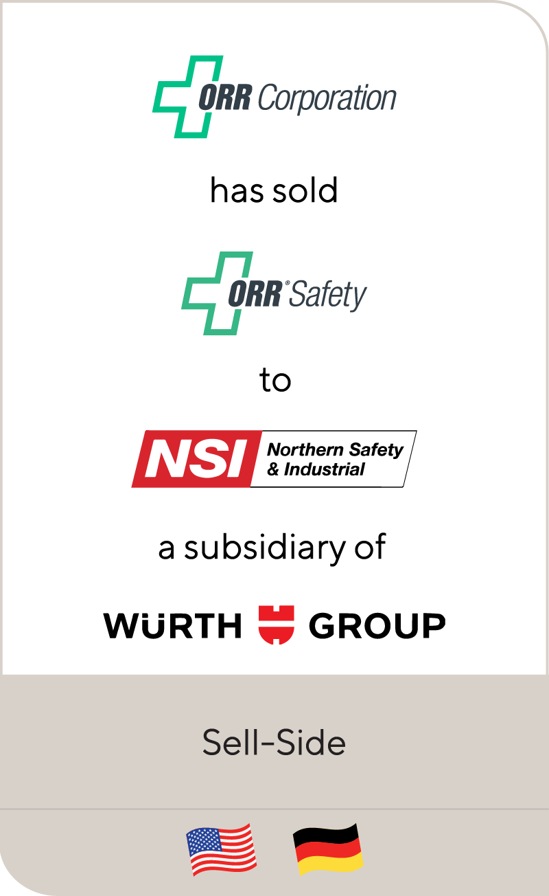 ORR Corporation ORR Safety Northern Safety Wurth Group 2021