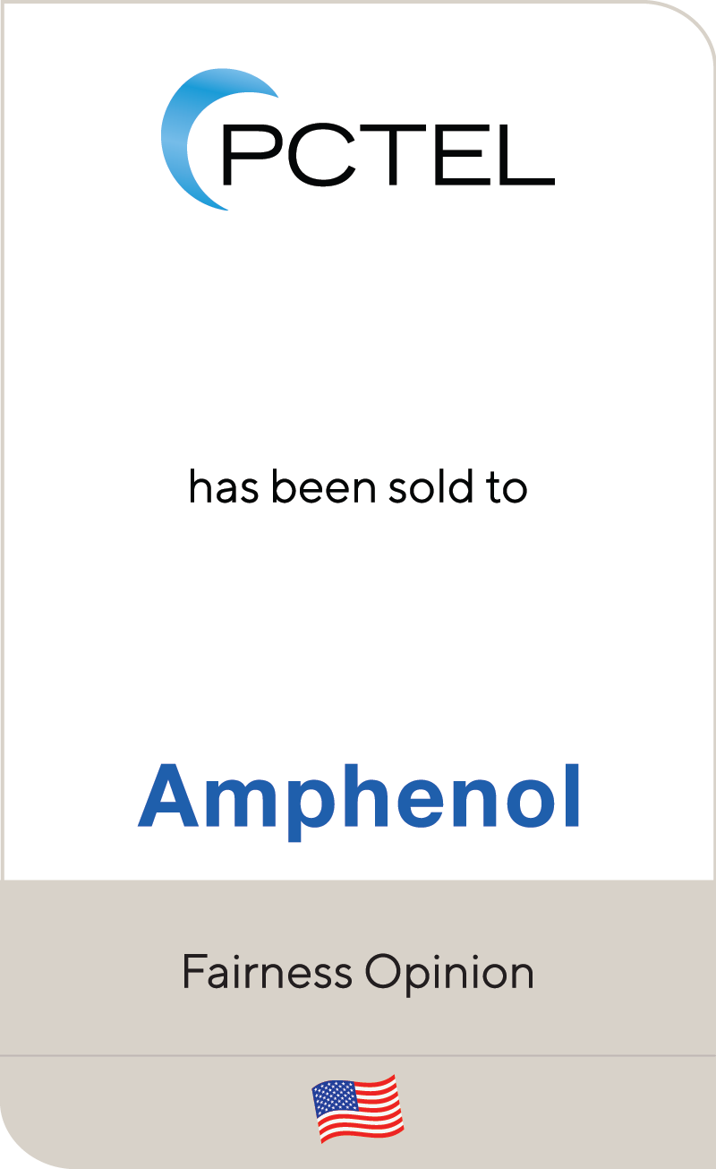 PCTEL Inc Amphenol Corporation 2023