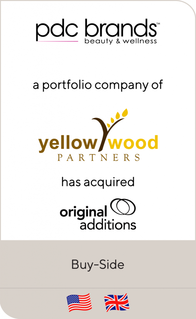Yellow Wood Partners and PDC Brands have acquired Original Additions