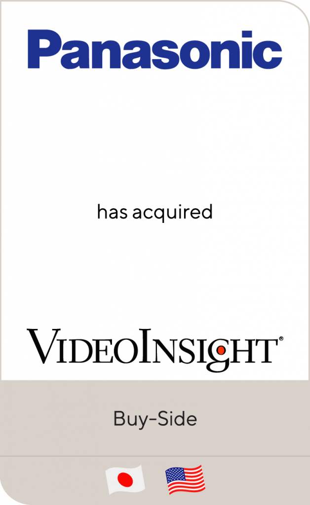 Panasonic Corporation has acquired Video Insight Lincoln
