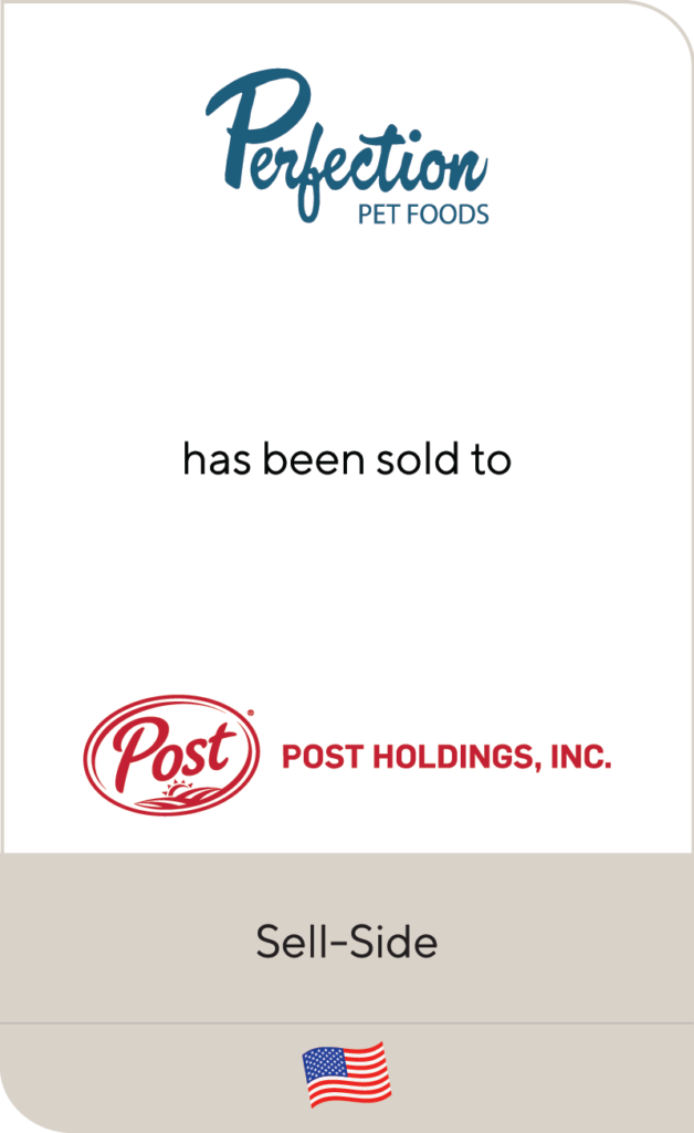 Perfection Pet Foods has been sold to Post Holdings Lincoln