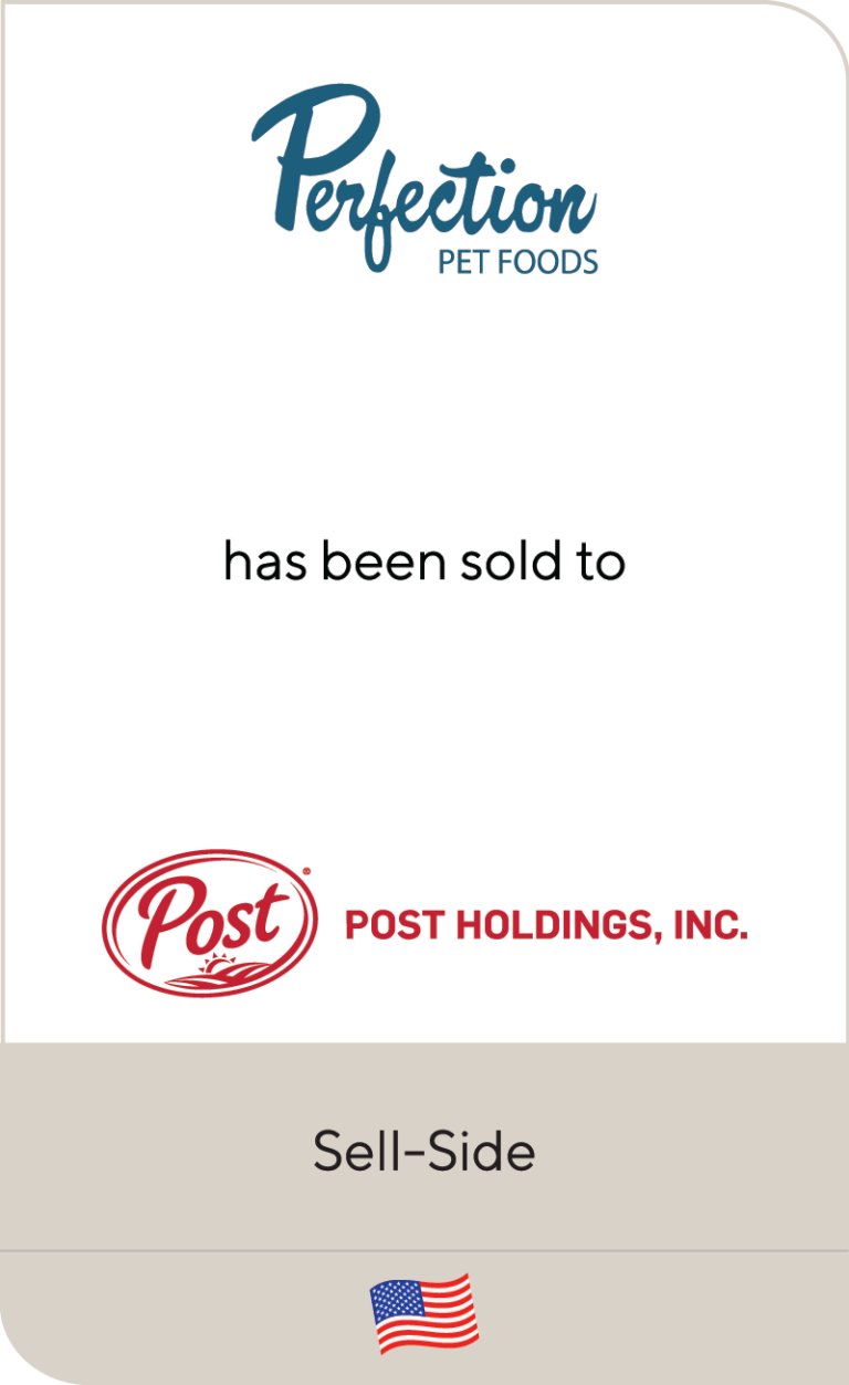 Perfection Pet Foods has been sold to Post Holdings Lincoln