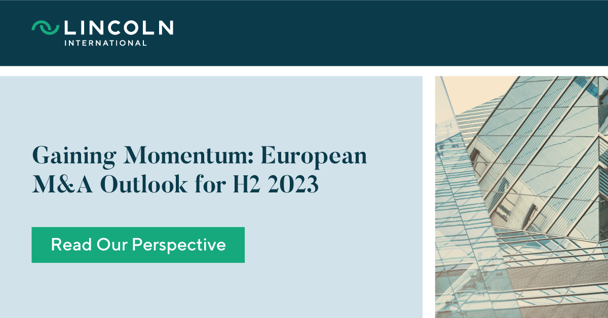 Gaining Momentum: European M&A Outlook for H2 2023 - Lincoln ...