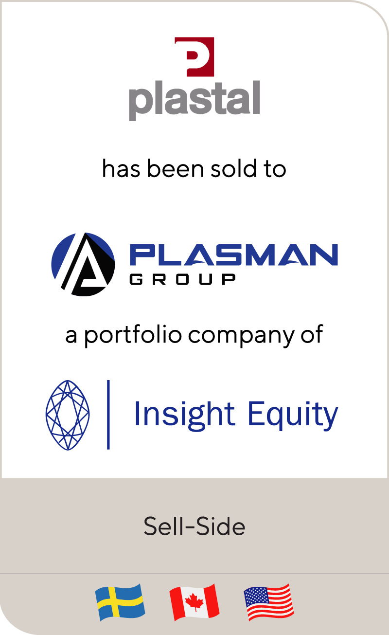 Plastal Industri has been sold to The Plasman Group