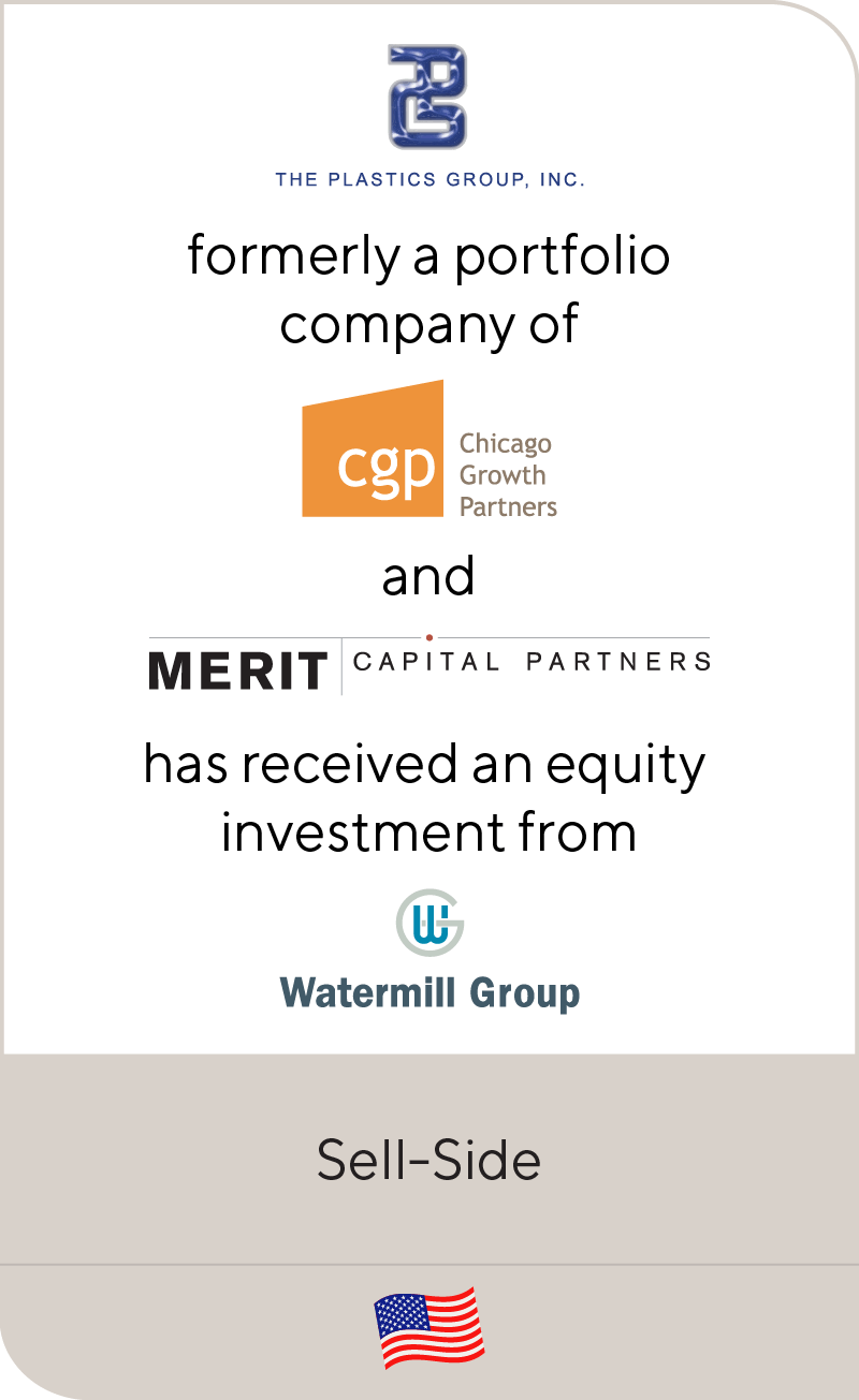 Plastics Group has received an equity investment from The Watermill Group