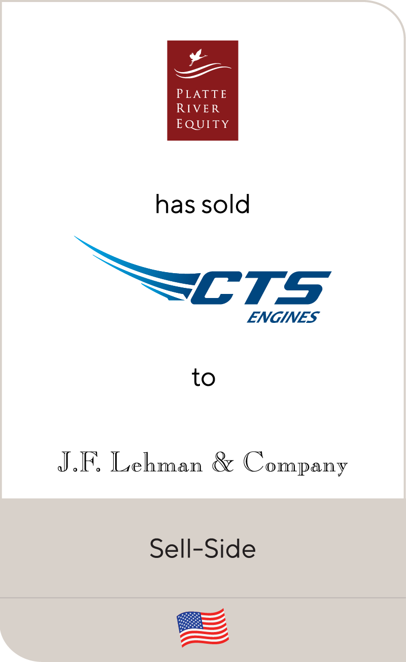 Platte River Equity CTS Engines JF Lehman & Co 2020
