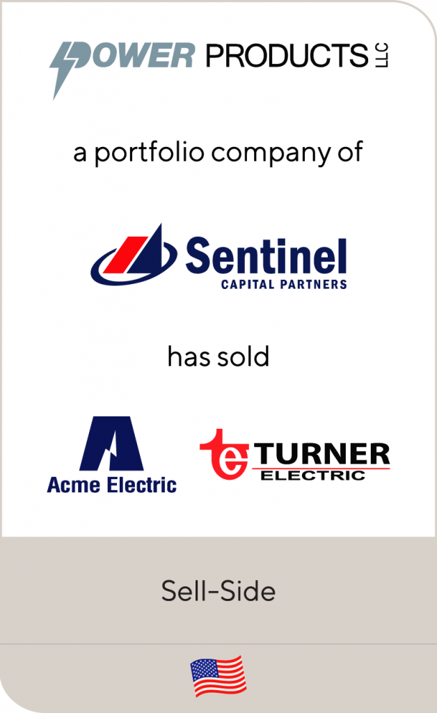 Power Products has sold Acme Electric and Turner Electric Lincoln