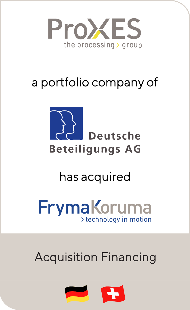 Proxes a portfolio company of DeutscheBeteiligungs has acquired FrymaKoruma