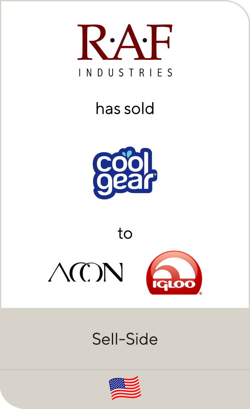 RAF Industries has sold Cool Gear International to Igloo Products