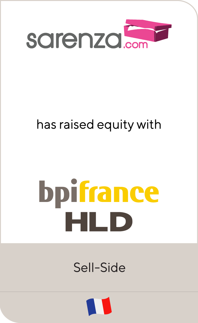 Sarenza has raised equity with BPI France HLD