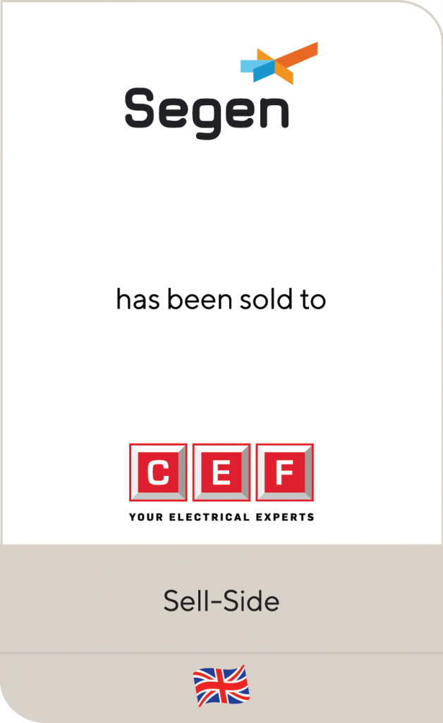 Segen has been sold to familyowned City Electrical Factors Lincoln