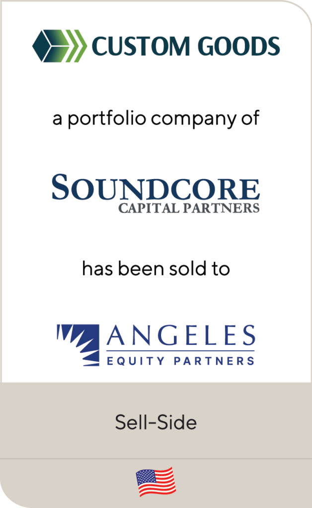 Custom Goods, a portfolio company of Soundcore Capital Partners, has