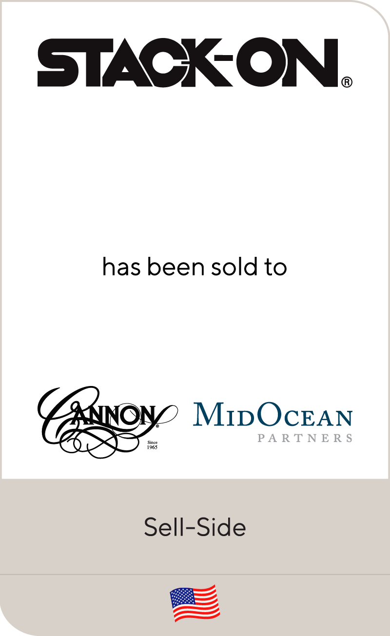 Stack-On Products has been sold to Cannon Safe and MidOcean Partners