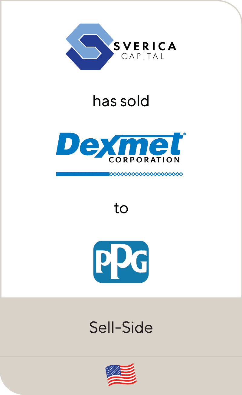 Sverica has agreed to sell Dexmet to PPG