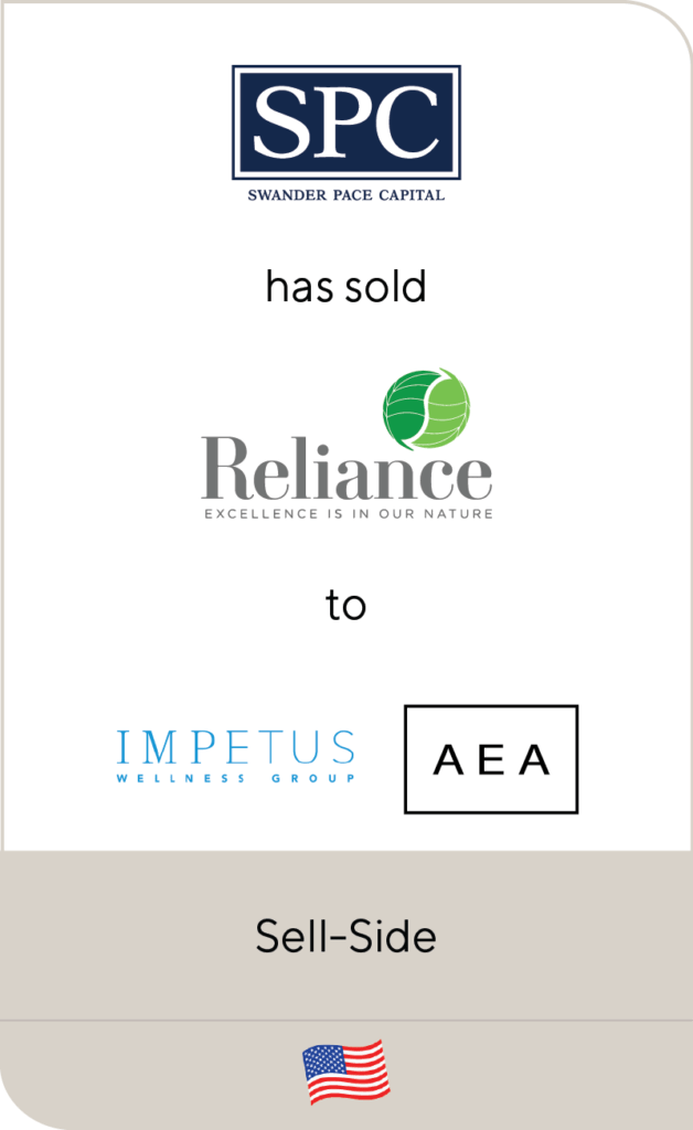 Swander Pace Capital has sold Reliance Vitamin to Impetus Wellness ...