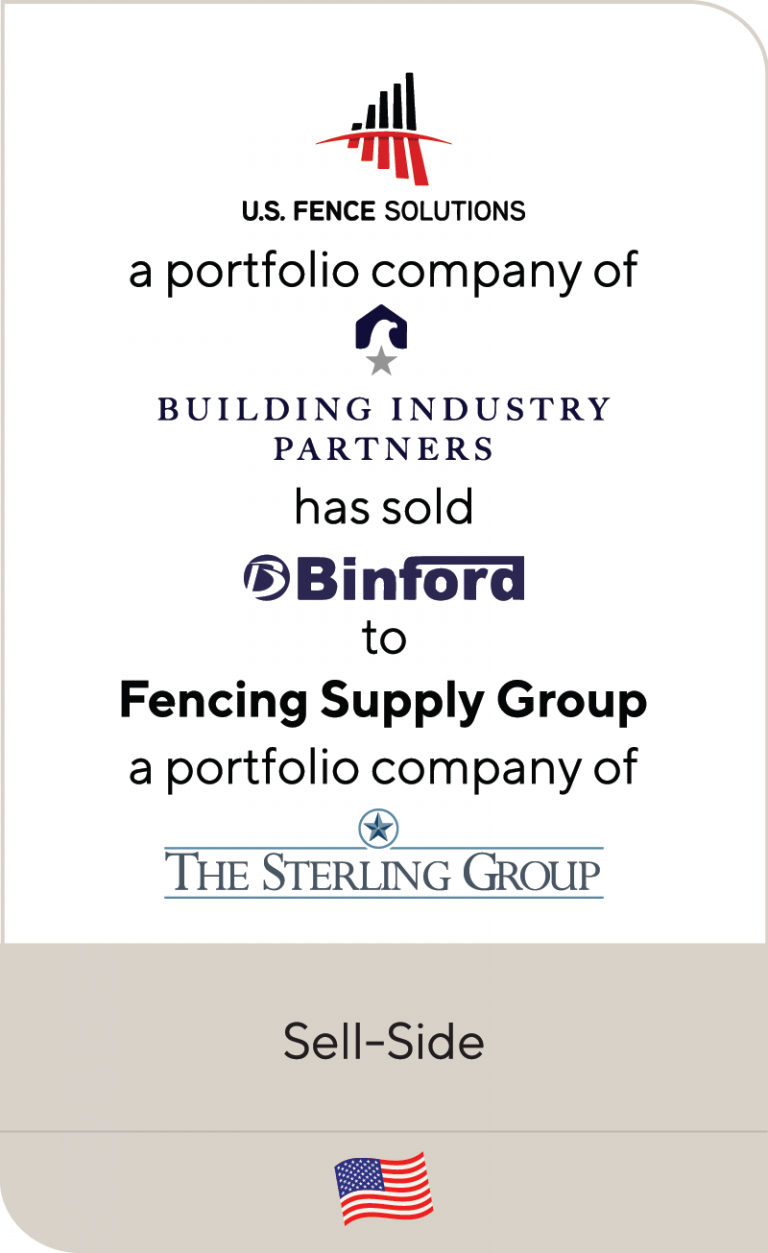 Binford Supply has been sold to Fencing Supply Group Lincoln