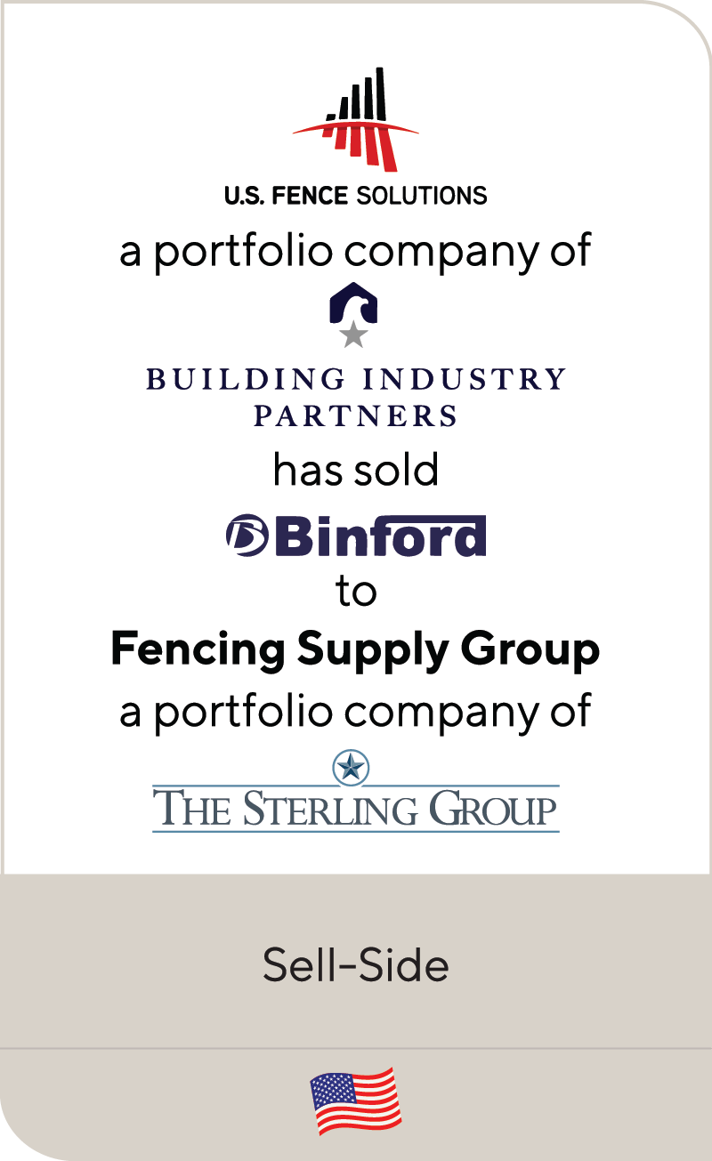 US Fence Solutions Building Industry Partners Binford Supply Fencing Supply Group The Sterling Group 2021