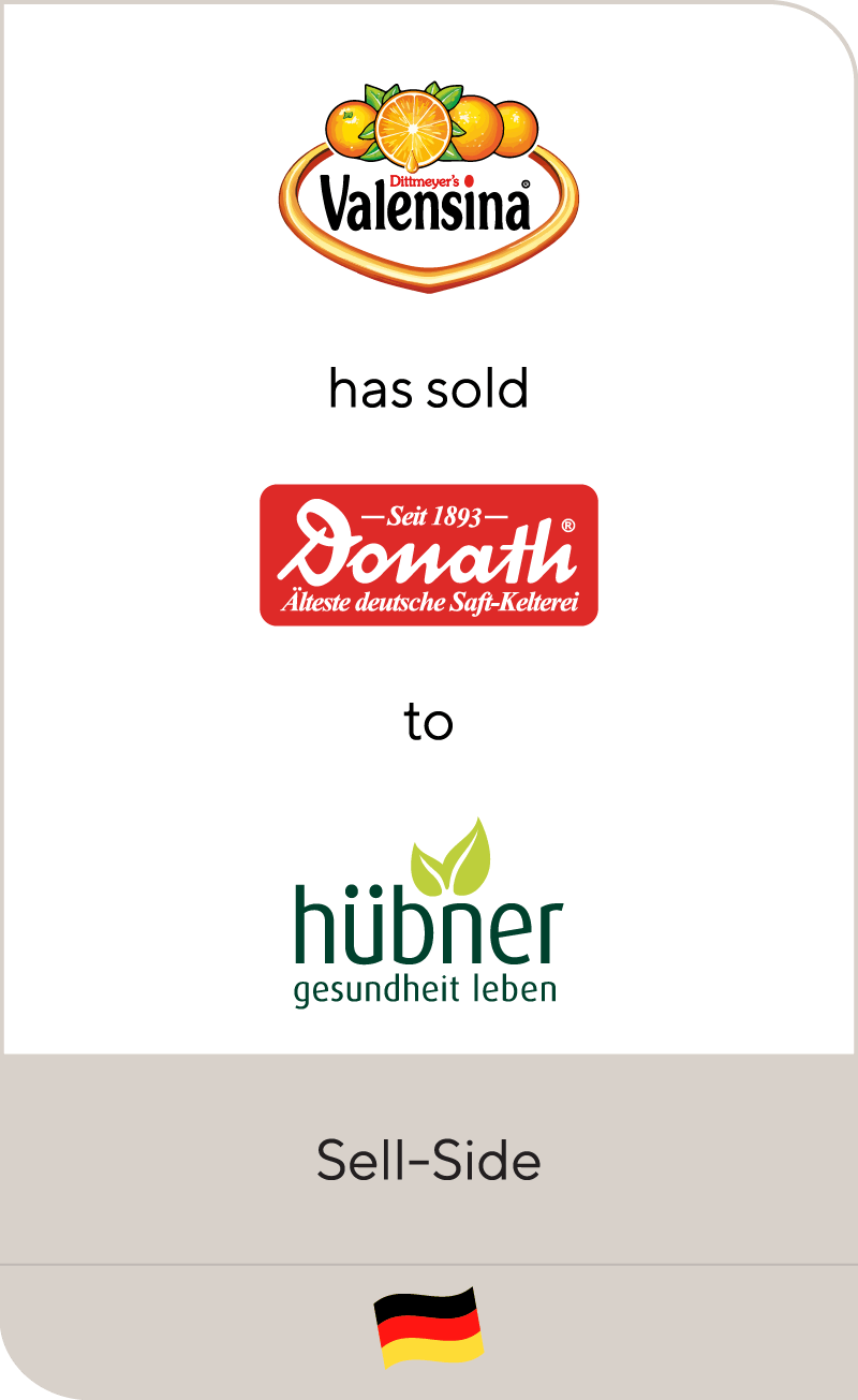 its Group LLC has International Valensina ANTON sold Lincoln business unit HÜBNER to Donath -