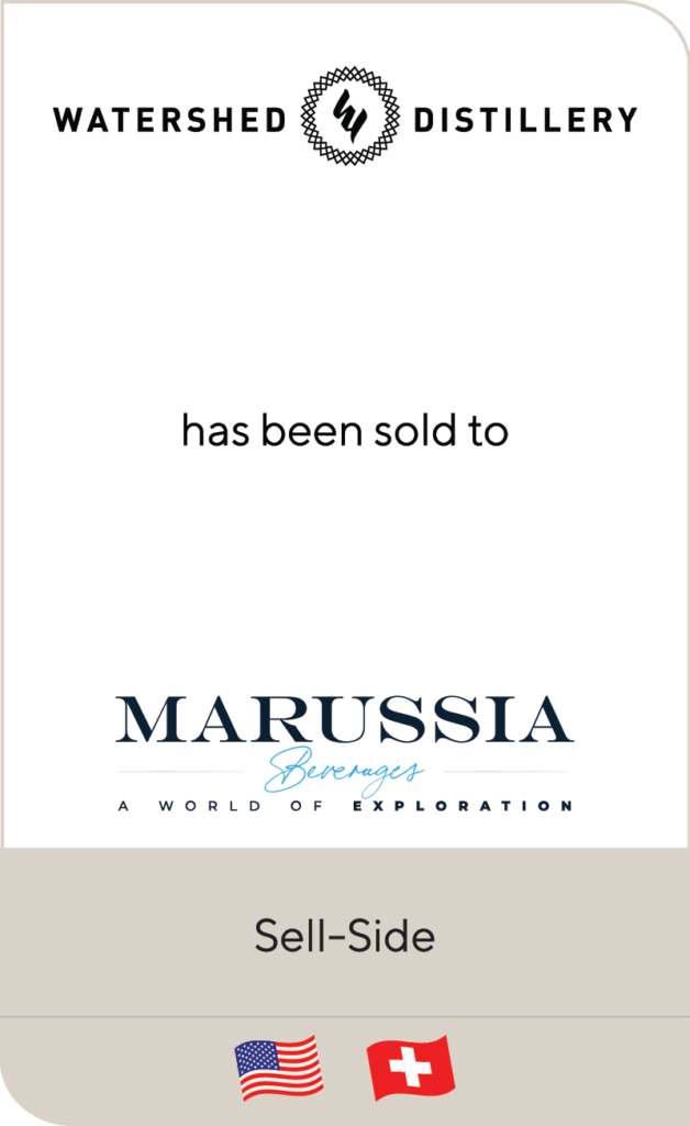 Watershed Distillery has been sold to Marussia Beverages USA Lincoln